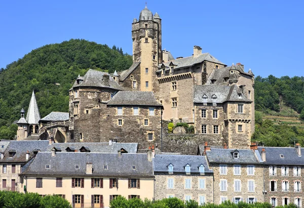 Estaing village in Southern France, landscape view — Stock Photo, Image