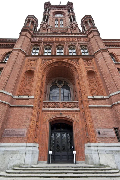 Berlin Town Hall (Rotes Rathaus) shot from below — Stock Photo, Image