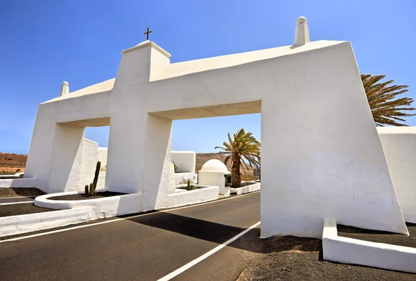 Porten till costa teguise, lanzarote — Stockfoto