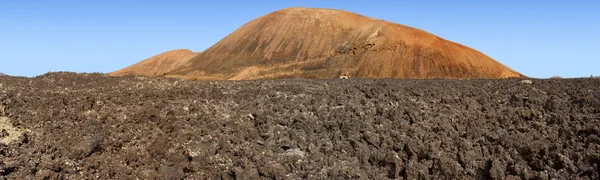 帝曼法雅国家公园在兰萨罗特岛，加那利群岛火山 — 图库照片