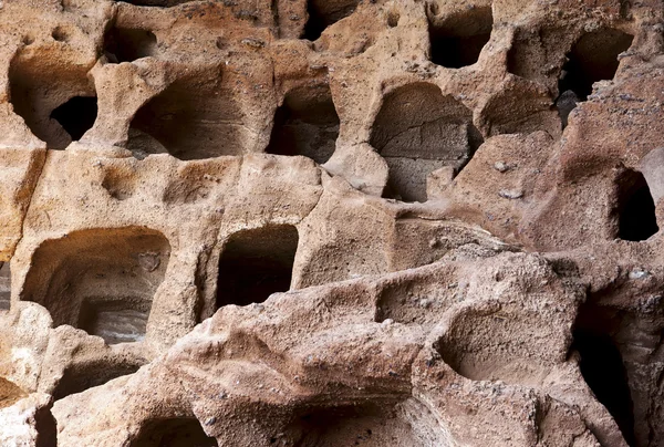 Grottes de Cenobio de Valeron sur l'île Grand Canaries, Espagne — Photo