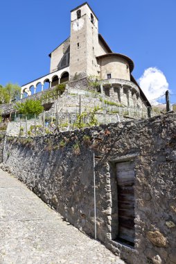 traona, viewscape, st alexander Kilisesi, valtellina, İtalya