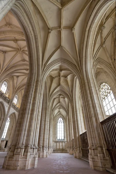 Bourg-en-Bresse Antigua iglesia de Brou: interior — Foto de Stock