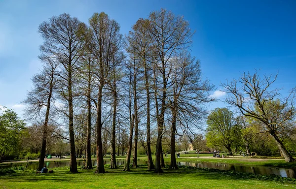 Hermosa Vista Lago Vondelpark Amsterdam Holanda — Foto de Stock
