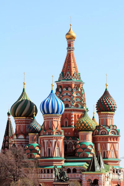 Tarihi bir dönüm noktası - Aziz Basil Katedrali, Moskova — Stok fotoğraf