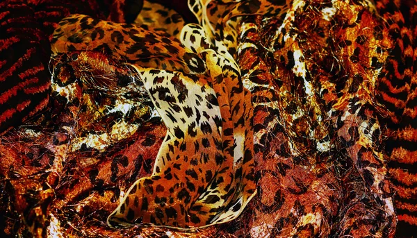 La texture des peaux de tigres et du lynx — Photo