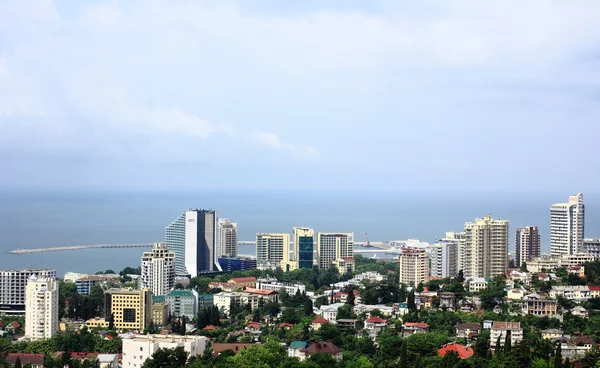 Sochi city resort, yükseklik ile görünümünü