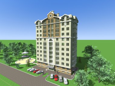 çok katlı otopark Binası