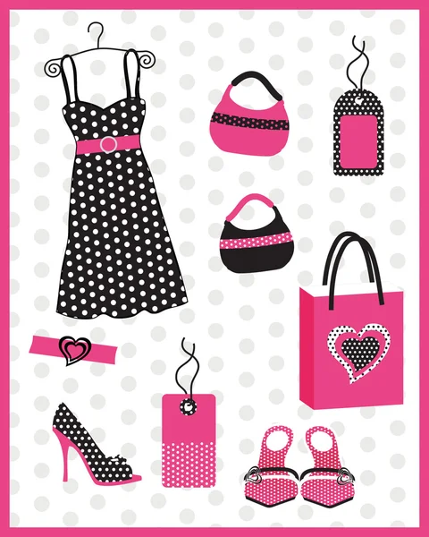 Dress set — Stock Vector