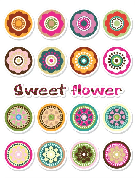 Stickers Fleur — Image vectorielle