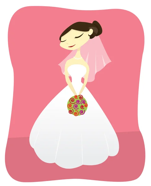 Bride — Stock Vector