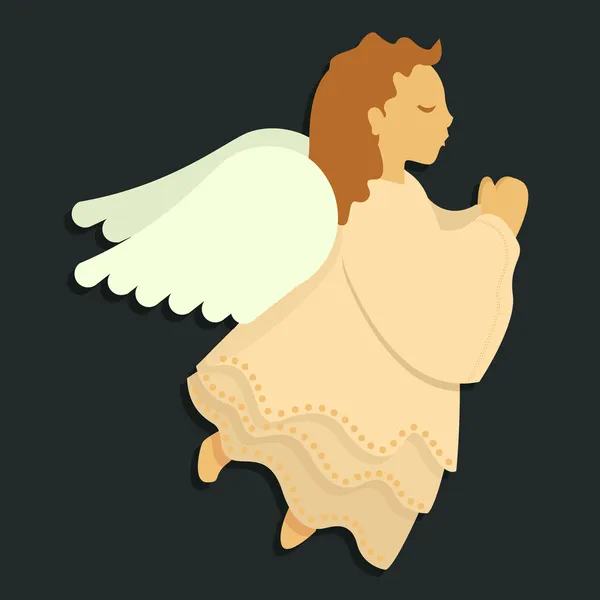 Ангел в огне — стоковый вектор