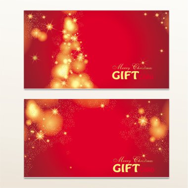 neşeli Noel hediye kartı ayarla