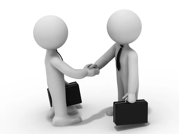 3d handshake — Stock Photo, Image