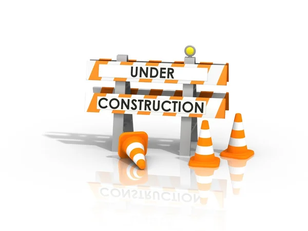 Under construction — Stock Photo, Image