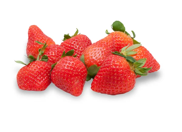 Several berries ripe strawberries — Stock Photo, Image