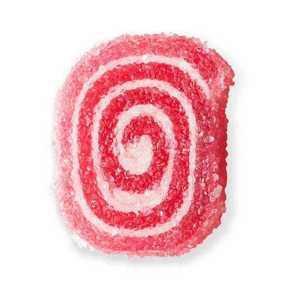 Słodkie czerwone jujube, skręcanymi spirala — Zdjęcie stockowe