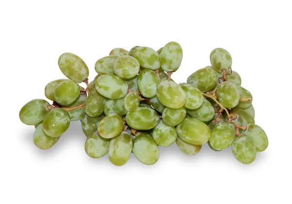 Spazzola di uva verde isolata — Foto Stock