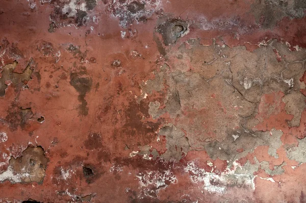 Texture of red plaster walls — Stock Photo, Image