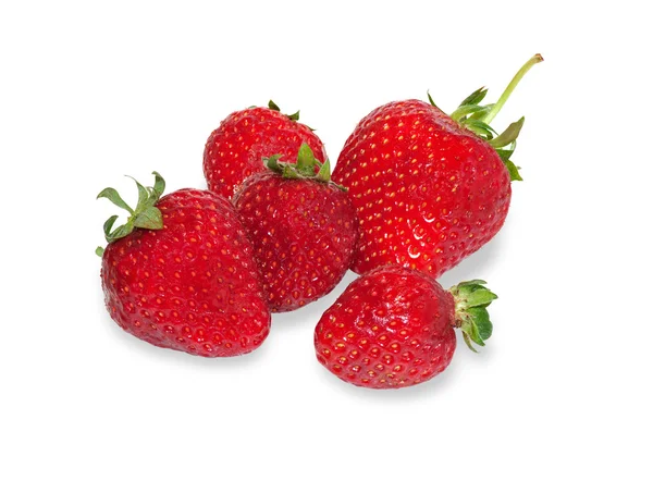 Some berries ripe strawberries isolated — Stock Photo, Image