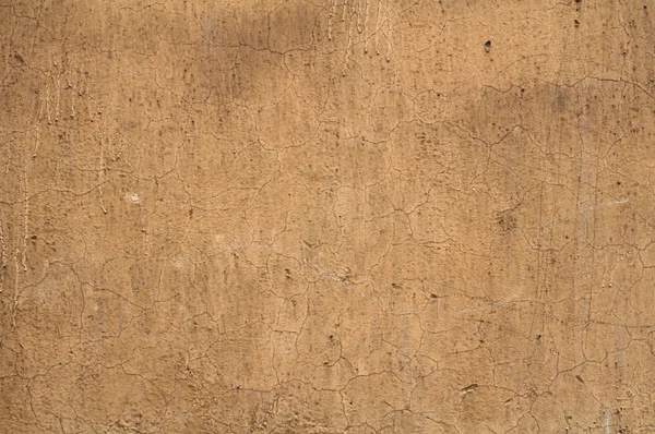 Texture of yellow plastered wall — Stock Photo, Image