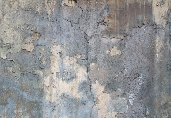 Textur der alten Mauer mit gelben Resten — Stockfoto