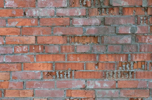 Texture of old red brick wall — Stock Photo, Image