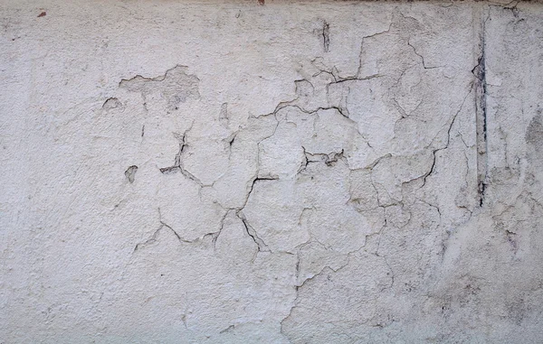 Texture of old gray wall covered with plaster — Stock Photo, Image