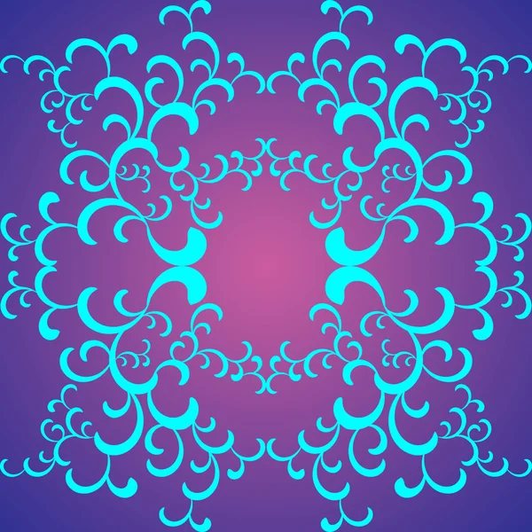 Pattern of blue petals — Stock Vector