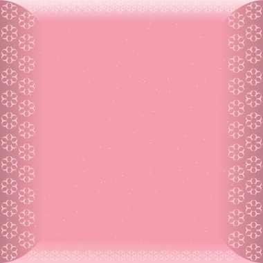 retro pembe çiçekli