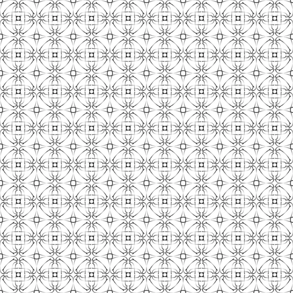 Vector pattern - geometric pattern simple black and white — Stock Vector