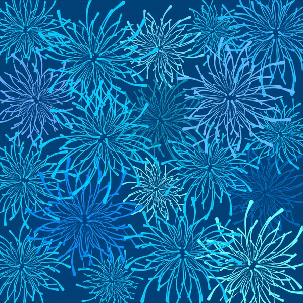 Abstract background with seaweed — Stock Vector