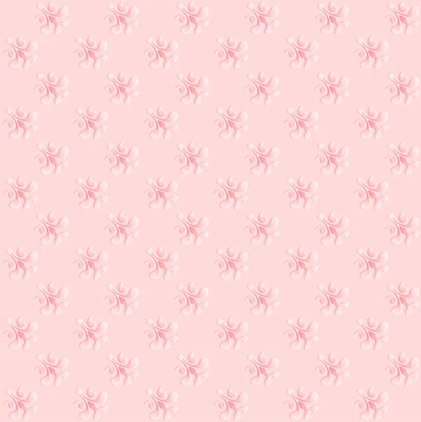 Fondo rosa vintage sin costuras — Vector de stock