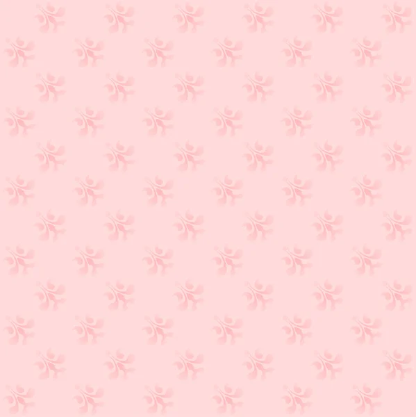 Vintage fondo sin costuras rosa claro — Vector de stock