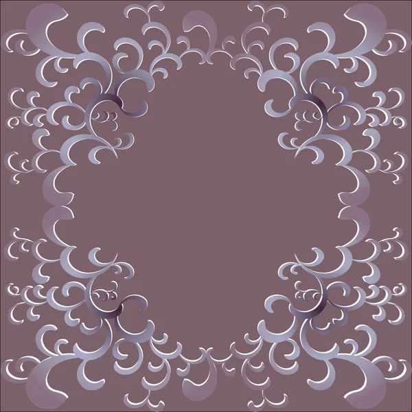 Vintage floral frame — Stockvector