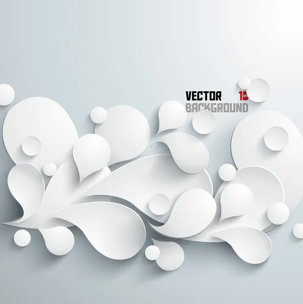 Design geométrico 3D abstrato — Vetor de Stock