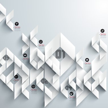 soyut 3d grafik kağıt