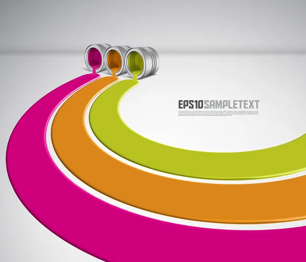 矢量泼的漆 — 图库矢量图片
