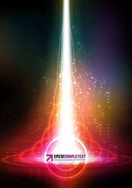 Renkli vektör patlayıcı glow — Stok Vektör
