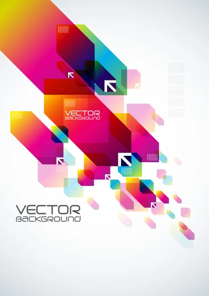 Arte digital abstrata — Vetor de Stock