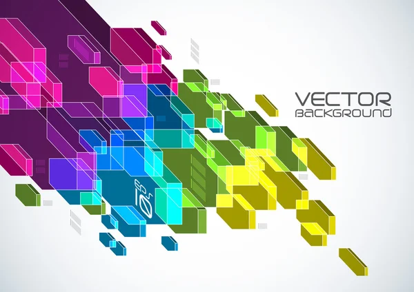 Arte Digital Colorida — Vetor de Stock