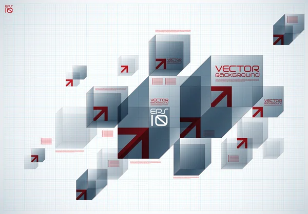 Vektor digitális művészet — Stock Vector