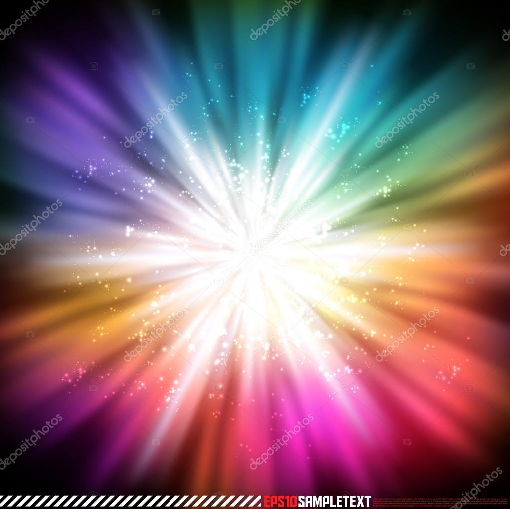 Colorful Vector Explosive Glow