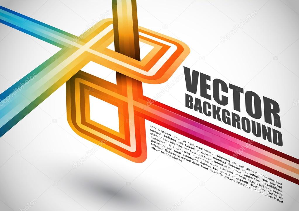 Abstract vector layout design