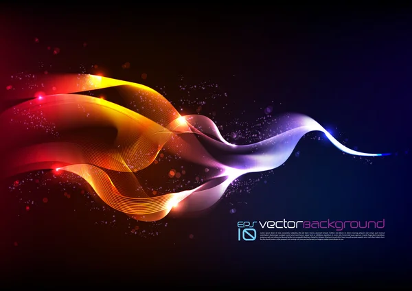 Onda vectorial abstracta — Vector de stock