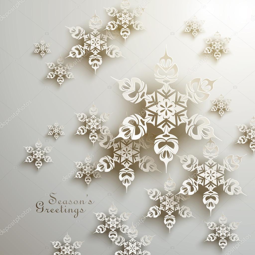 3D Snowflakes Design