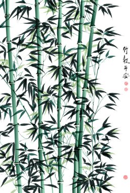 Bamboo Ink Painting