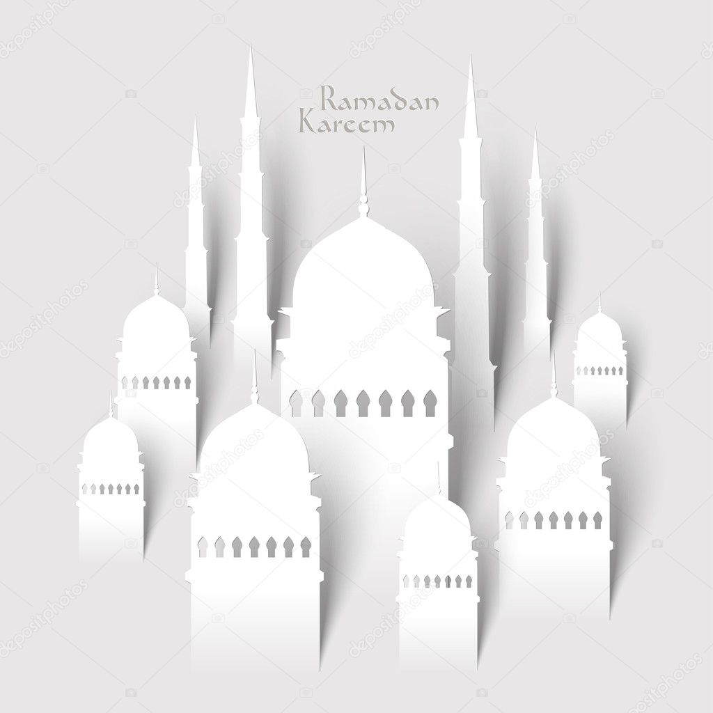 3D Paper Mosque
