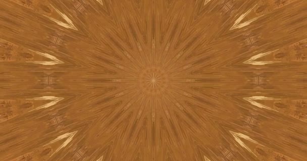 Golden Mandala Relaxing Background Video — Stock Video