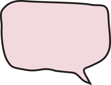 soyut konuşma balonu